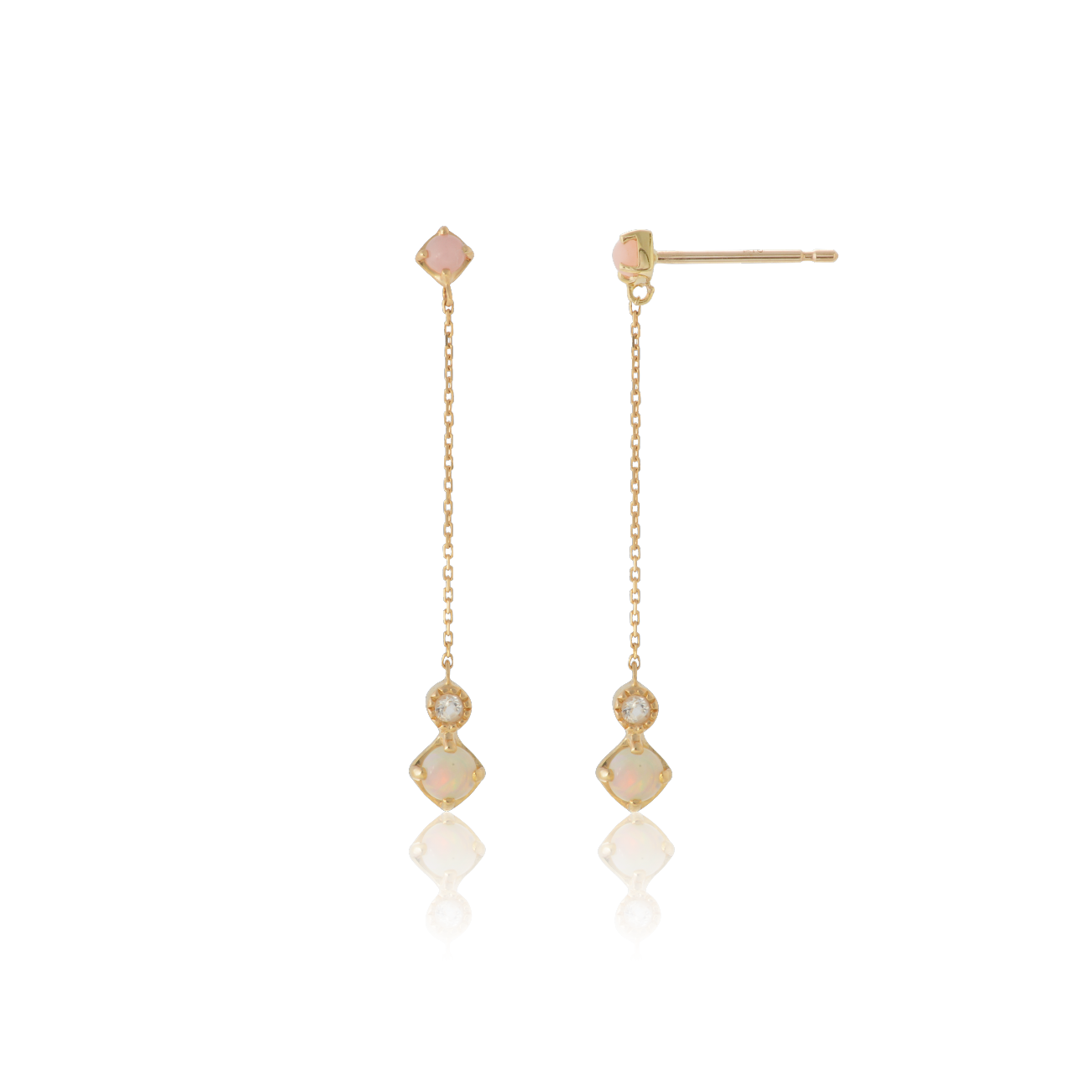 K10YGオパールピアス – I&JEWELRY K10YGオパールピアス – I&JEWELRY
