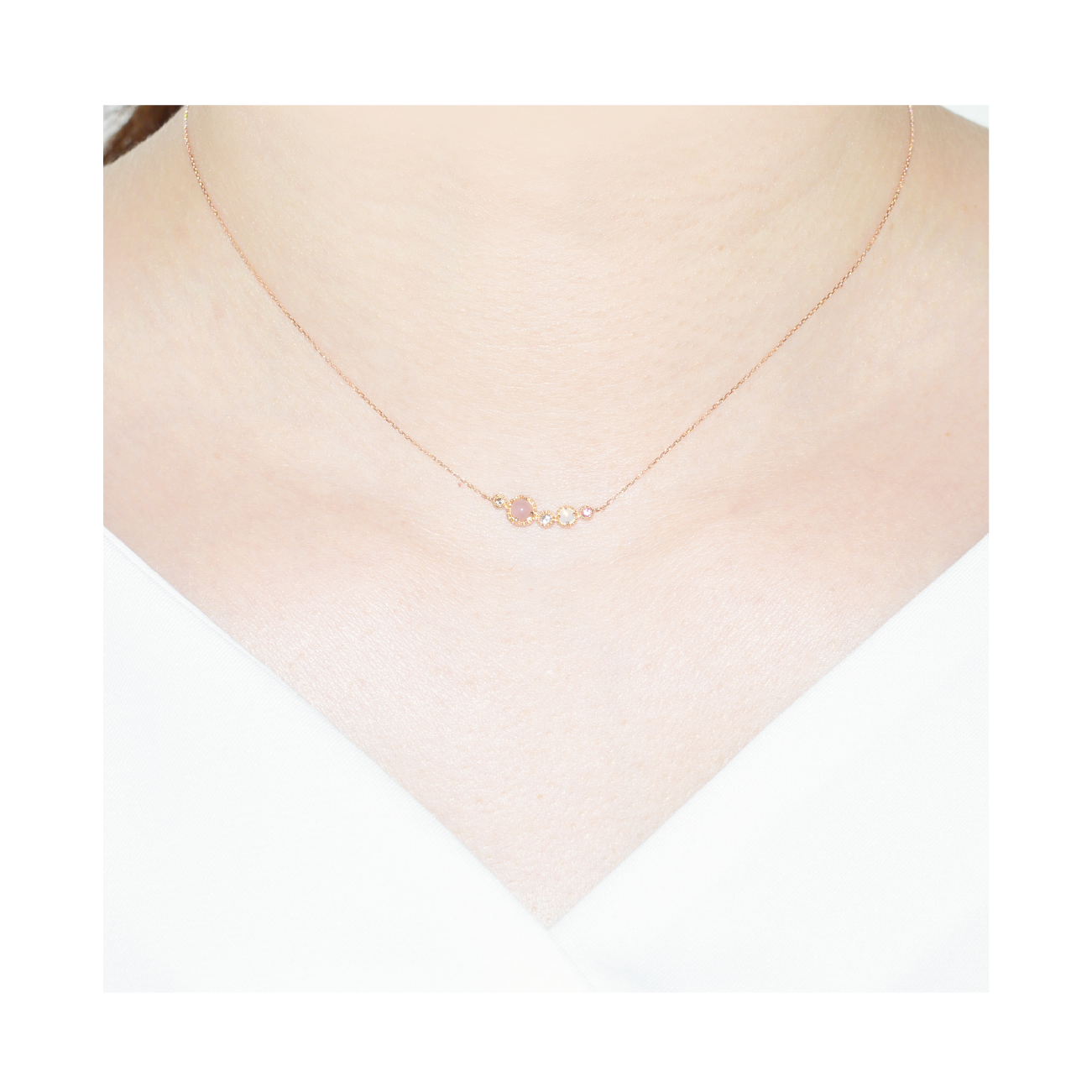 K10PGマルチネックレス 装着画像