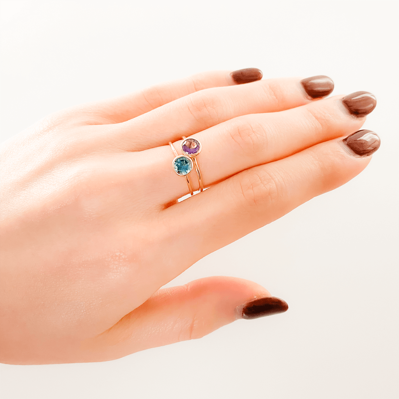 リング 重ね付け