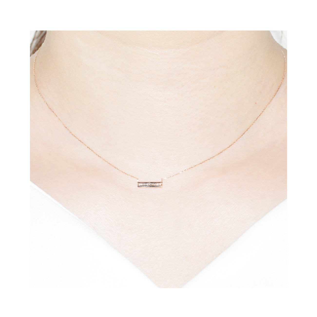 K10PGダイヤモンドネックレス 中古品 K10PGダイヤネックレス – I&JEWELRY