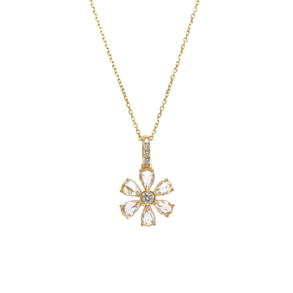 K18ローズカットダイヤモンドネックレス – I&JEWELRY K18ローズカットダイヤモンドネックレス – I&JEWELRY
