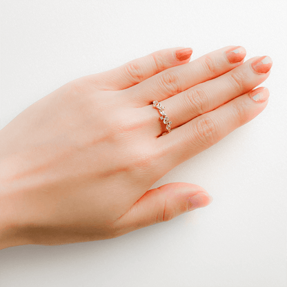 K18YGローズカットダイヤモンドリング – I&JEWELRY K18YGローズカットダイヤモンドリング – I&JEWELRY