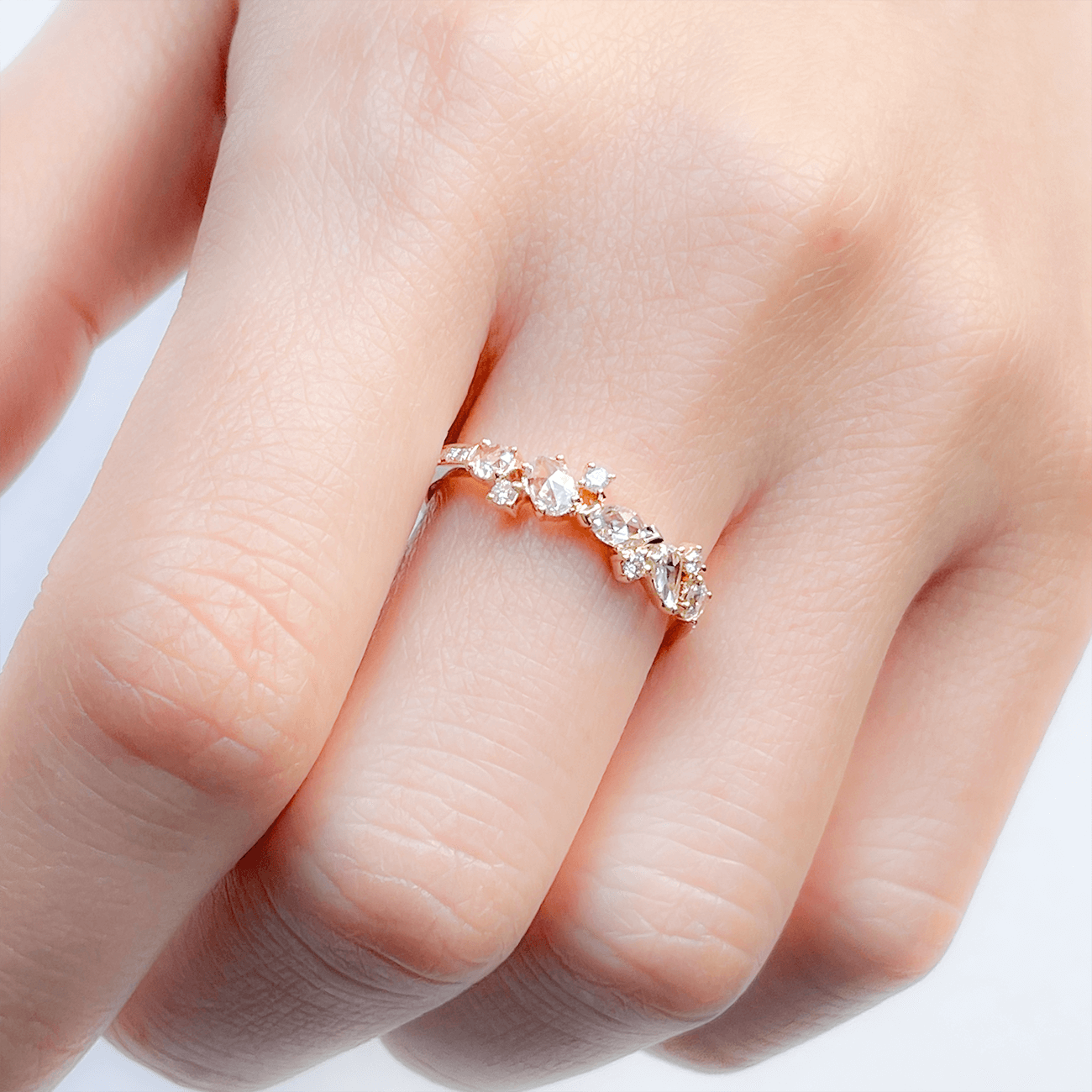 hum ローズカットダイヤモンドリング K18YG K18YGローズカットダイヤモンドリング – I&JEWELRY