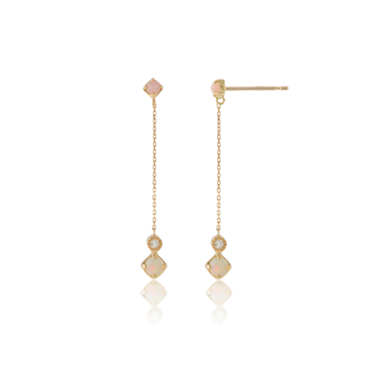 K10YGオパールピアス – I&JEWELRY K10YGオパールピアス – I&JEWELRY