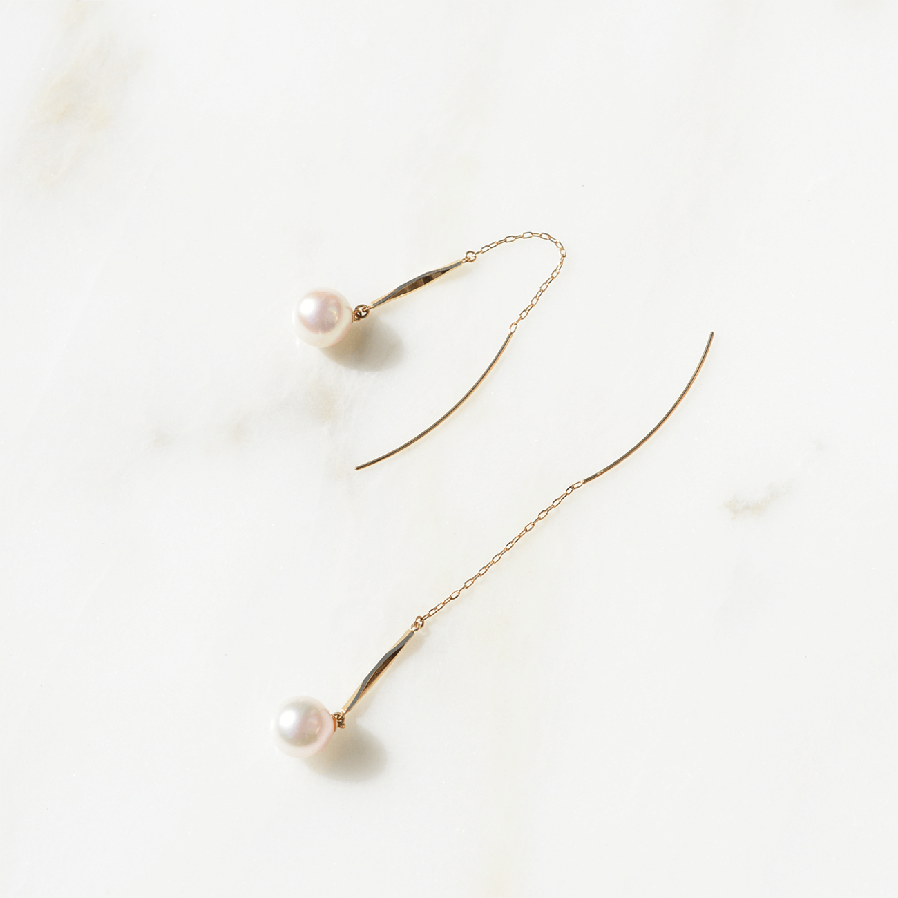 K18 アコヤ アメリカンピアス – I&JEWELRY K18 アコヤ アメリカンピアス – I&JEWELRY