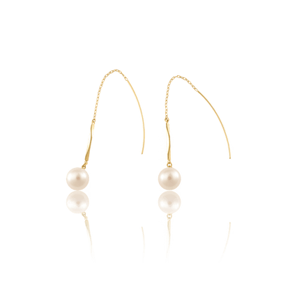 K18 アコヤ アメリカンピアス – I&JEWELRY K18 アコヤ アメリカンピアス – I&JEWELRY