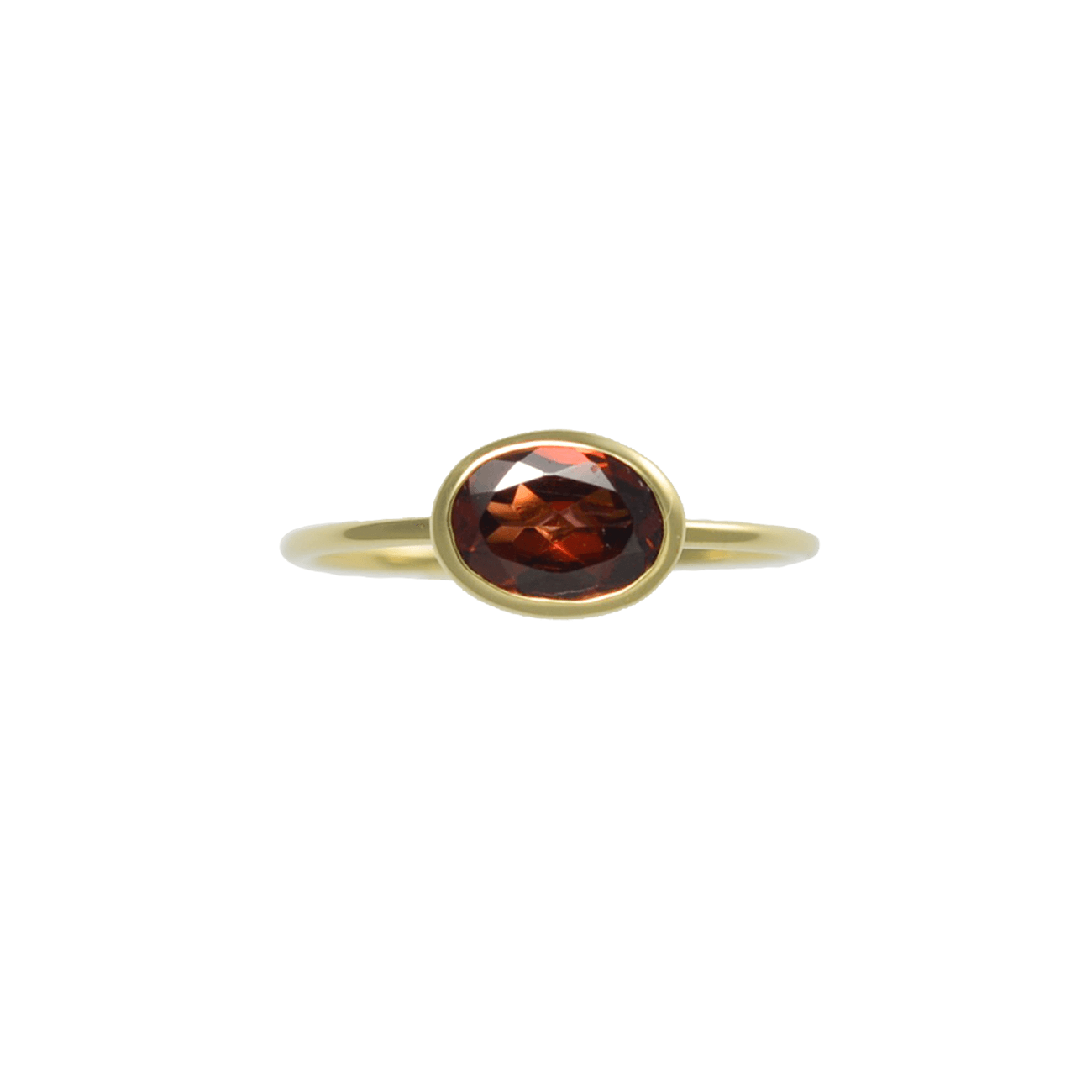 K18ガーネットリング – I&JEWELRY