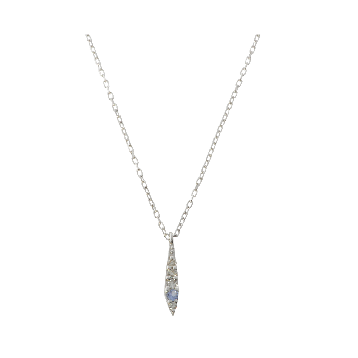 タンザナイト　K10WG　ネックレス K10WGタンザナイトネックレス – I&JEWELRY